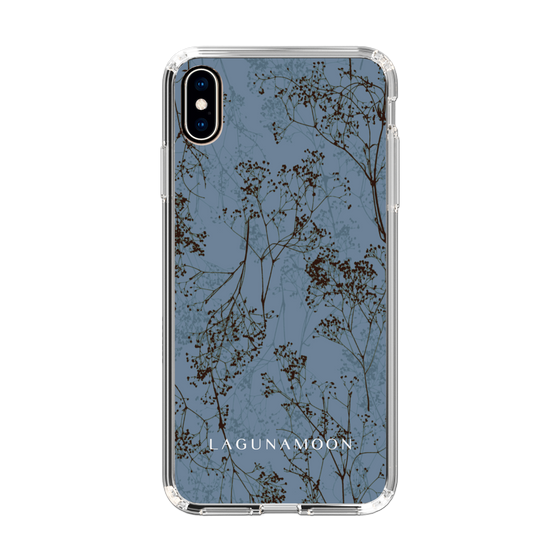 Slim Protection Case［ LAGUNAMOON - Botanical - Blue ］
