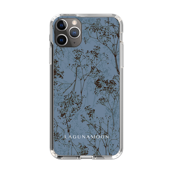 Slim Protection Case［ LAGUNAMOON - Botanical - Blue ］