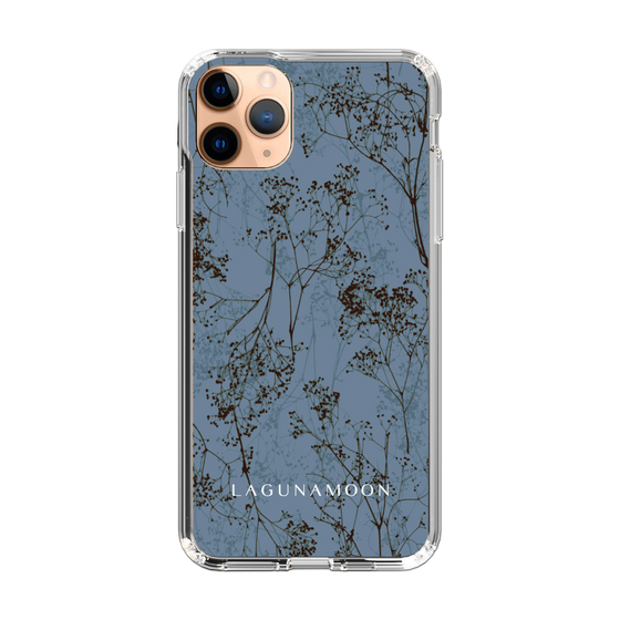 Slim Protection Case［ LAGUNAMOON - Botanical - Blue ］