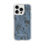 Slim Protection Case［ LAGUNAMOON - Botanical - Blue ］