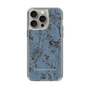 Slim Protection Case［ LAGUNAMOON - Botanical - Blue ］