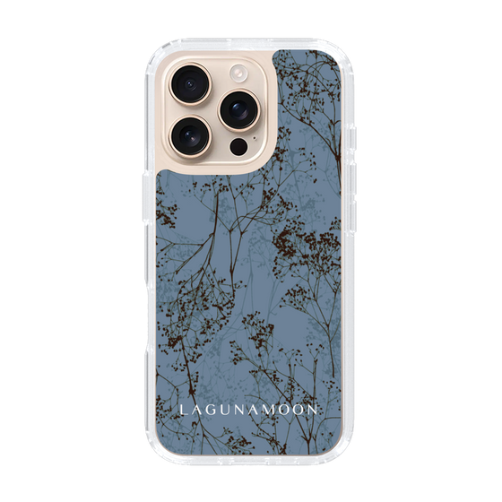 Slim Protection Case［ LAGUNAMOON - Botanical - Blue ］