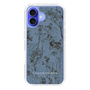 Slim Protection Case［ LAGUNAMOON - Botanical - Blue ］