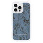Slim Protection Case［ LAGUNAMOON - Botanical - Blue ］