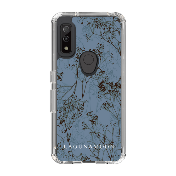 Slim Protection Case［ LAGUNAMOON - Botanical - Blue ］