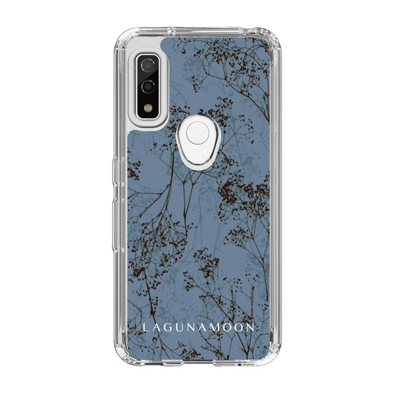 Slim Protection Case［ LAGUNAMOON - Botanical - Blue ］