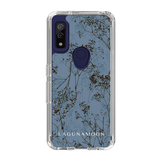 Slim Protection Case［ LAGUNAMOON - Botanical - Blue ］