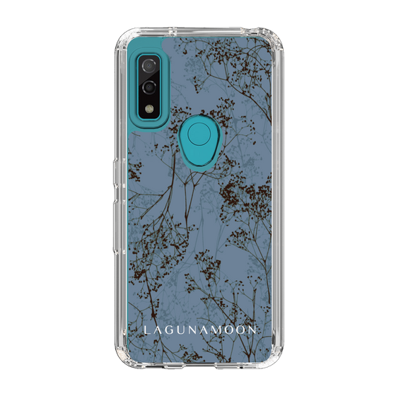 Slim Protection Case［ LAGUNAMOON - Botanical - Blue ］