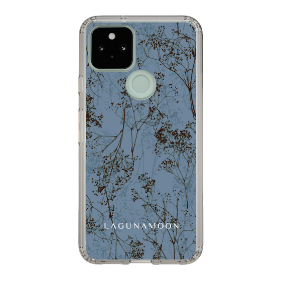 Slim Protection Case［ LAGUNAMOON - Botanical - Blue ］