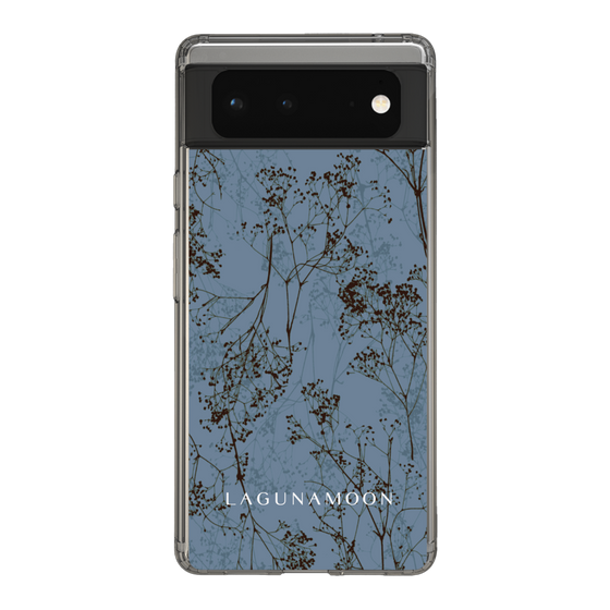 Slim Protection Case［ LAGUNAMOON - Botanical - Blue ］