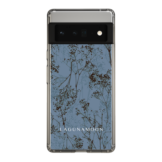 Slim Protection Case［ LAGUNAMOON - Botanical - Blue ］