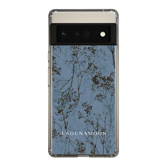 Slim Protection Case［ LAGUNAMOON - Botanical - Blue ］