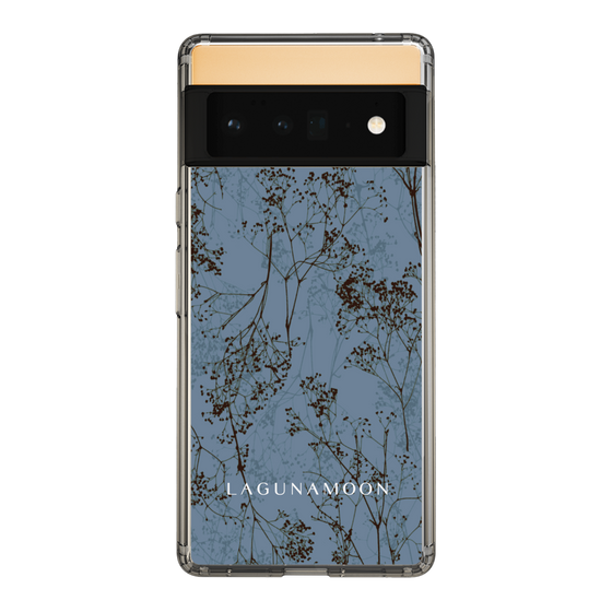 Slim Protection Case［ LAGUNAMOON - Botanical - Blue ］