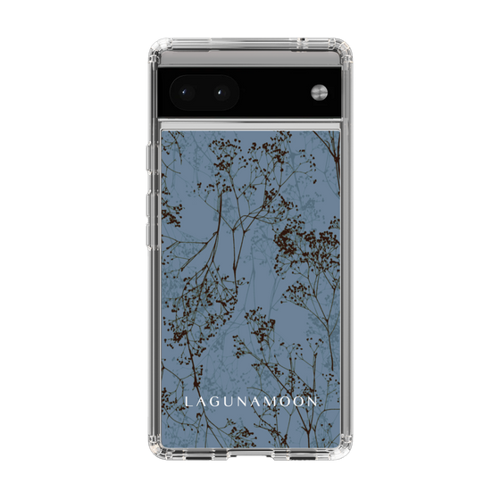 Slim Protection Case［ LAGUNAMOON - Botanical - Blue ］