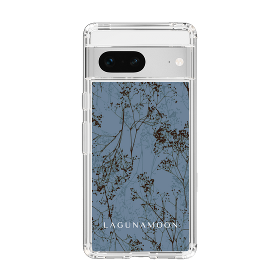 Slim Protection Case［ LAGUNAMOON - Botanical - Blue ］