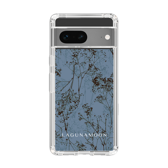 Slim Protection Case［ LAGUNAMOON - Botanical - Blue ］