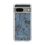 Slim Protection Case［ LAGUNAMOON - Botanical - Blue ］