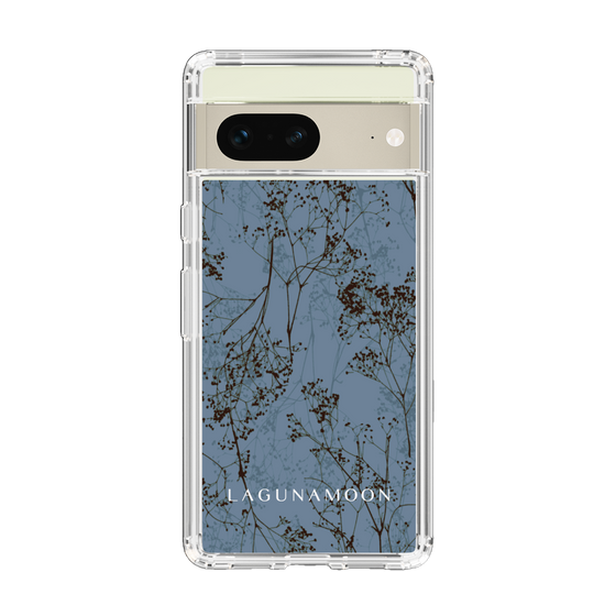 Slim Protection Case［ LAGUNAMOON - Botanical - Blue ］