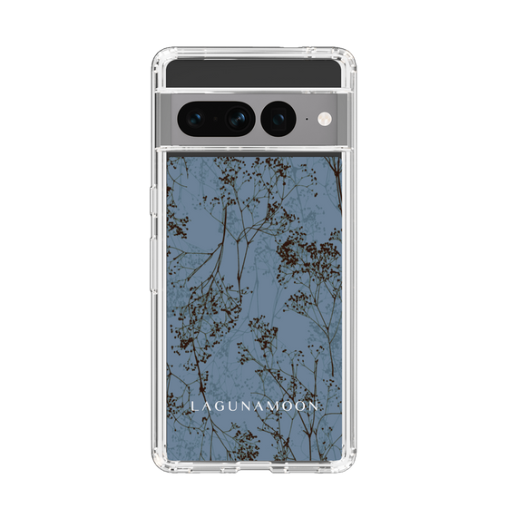 Slim Protection Case［ LAGUNAMOON - Botanical - Blue ］