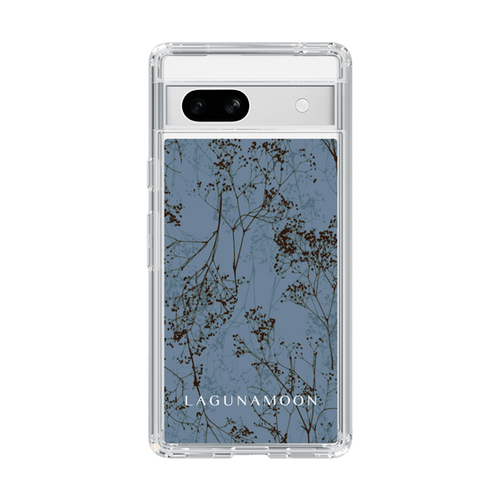 Slim Protection Case［ LAGUNAMOON - Botanical - Blue ］