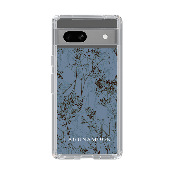 Slim Protection Case［ LAGUNAMOON - Botanical - Blue ］
