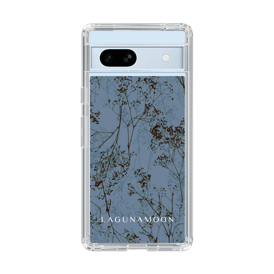 Slim Protection Case［ LAGUNAMOON - Botanical - Blue ］