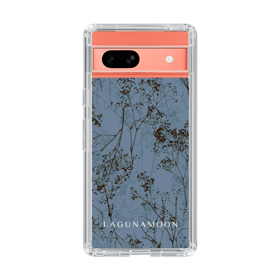 Slim Protection Case［ LAGUNAMOON - Botanical - Blue ］