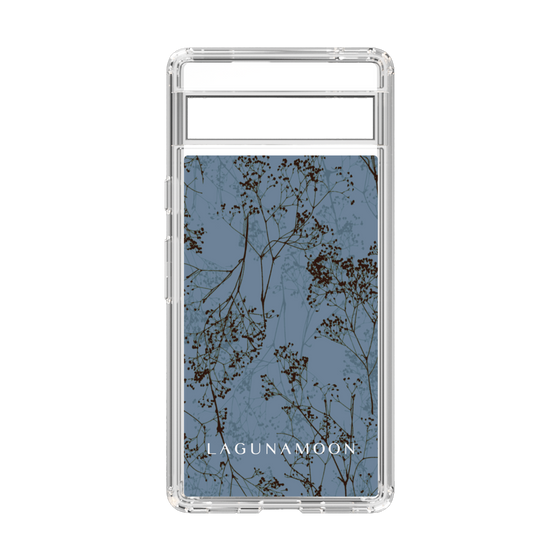 Slim Protection Case［ LAGUNAMOON - Botanical - Blue ］
