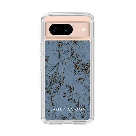 Slim Protection Case［ LAGUNAMOON - Botanical - Blue ］