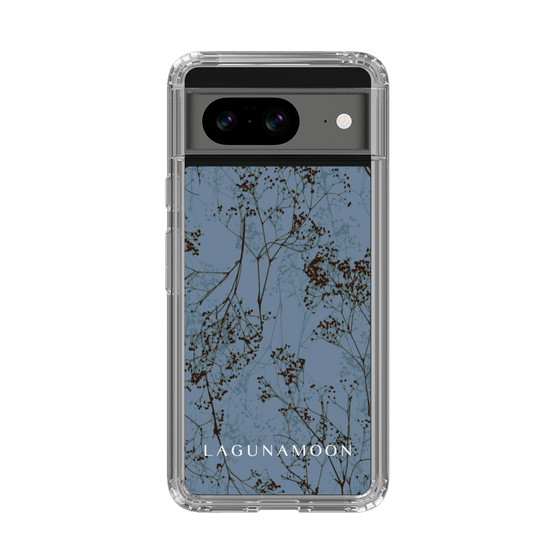 Slim Protection Case［ LAGUNAMOON - Botanical - Blue ］
