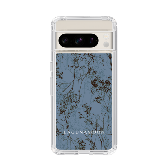 Slim Protection Case［ LAGUNAMOON - Botanical - Blue ］