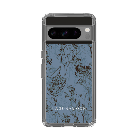 Slim Protection Case［ LAGUNAMOON - Botanical - Blue ］