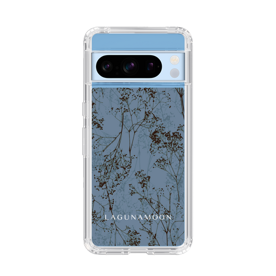 Slim Protection Case［ LAGUNAMOON - Botanical - Blue ］