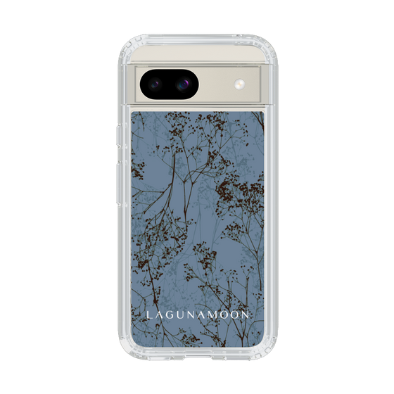 Slim Protection Case［ LAGUNAMOON - Botanical - Blue ］