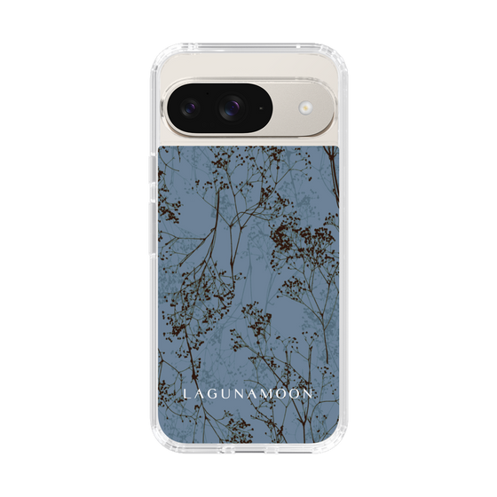Slim Protection Case［ LAGUNAMOON - Botanical - Blue ］