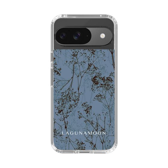Slim Protection Case［ LAGUNAMOON - Botanical - Blue ］
