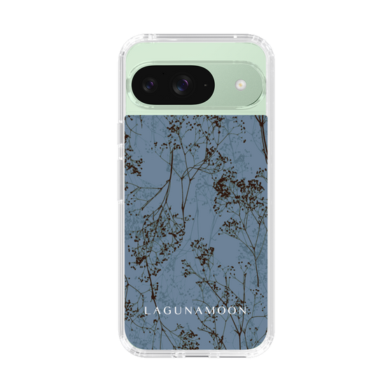 Slim Protection Case［ LAGUNAMOON - Botanical - Blue ］