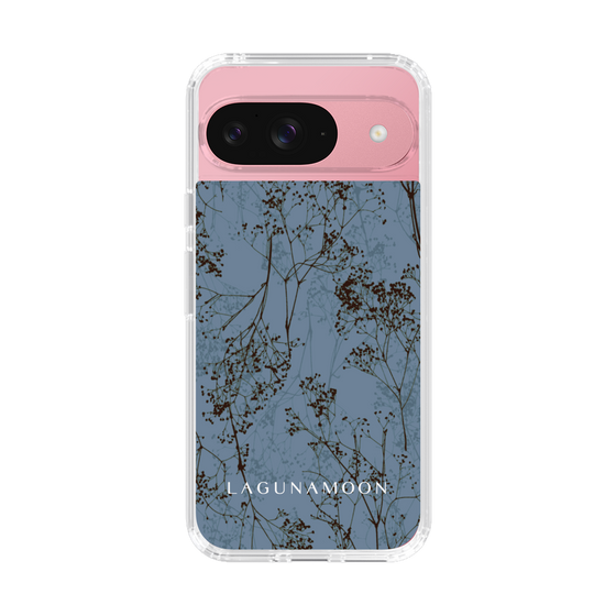 Slim Protection Case［ LAGUNAMOON - Botanical - Blue ］