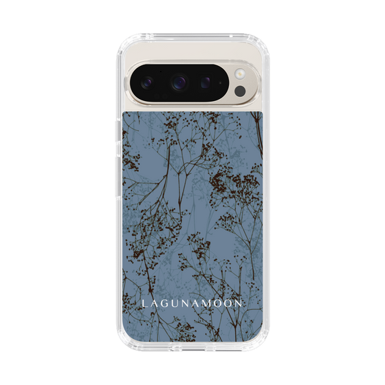 Slim Protection Case［ LAGUNAMOON - Botanical - Blue ］