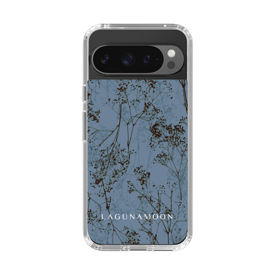 Slim Protection Case［ LAGUNAMOON - Botanical - Blue ］