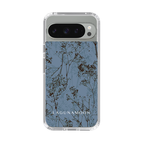 Slim Protection Case［ LAGUNAMOON - Botanical - Blue ］