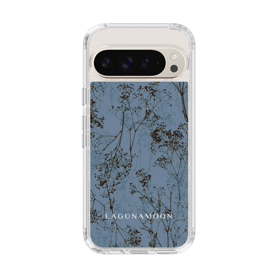 Slim Protection Case［ LAGUNAMOON - Botanical - Blue ］