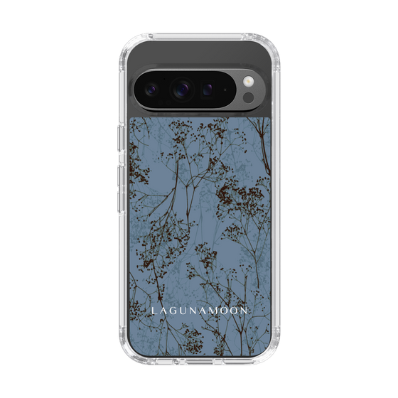 Slim Protection Case［ LAGUNAMOON - Botanical - Blue ］