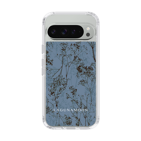 Slim Protection Case［ LAGUNAMOON - Botanical - Blue ］