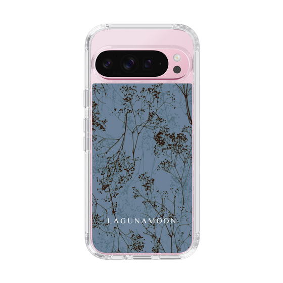 Slim Protection Case［ LAGUNAMOON - Botanical - Blue ］