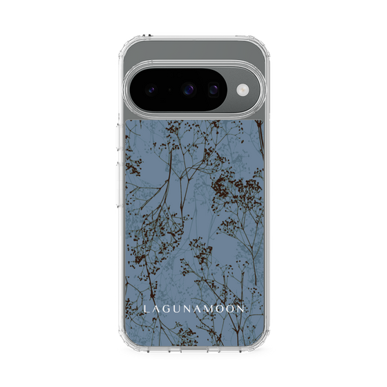 Slim Protection Case［ LAGUNAMOON - Botanical - Blue ］