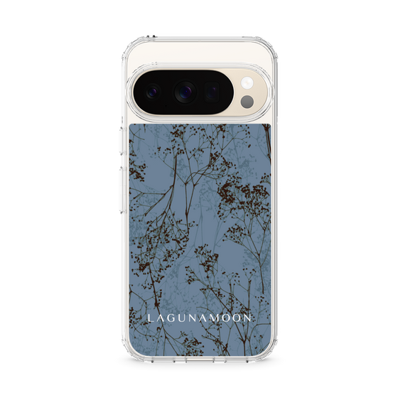 Slim Protection Case［ LAGUNAMOON - Botanical - Blue ］