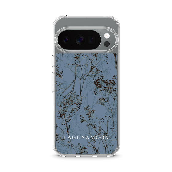 Slim Protection Case［ LAGUNAMOON - Botanical - Blue ］