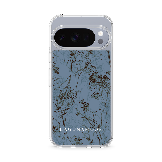 Slim Protection Case［ LAGUNAMOON - Botanical - Blue ］