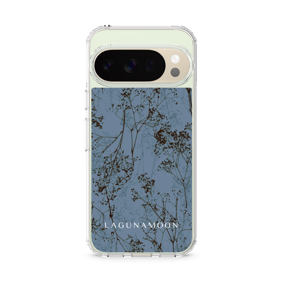 Slim Protection Case［ LAGUNAMOON - Botanical - Blue ］